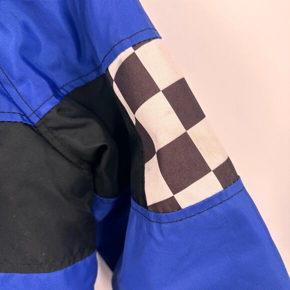 Joe Rocket Little Rocket Blue & Black Motorcycle Racing Jacket Size 12 - Picture 4 of 11